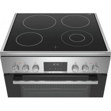 Bosch HKS59E150 Κουζίνα 66lt με Κεραμικές Εστίες Π60εκ. Inox